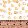 Transparent Inside Colours Glass Seed Beads SEED-T007-11G-4