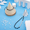 50g Transparent Spray Painted Acrylic Beads TACR-TA0001-21-9