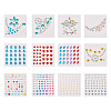 12 Sheets 12 Styles Resin Rhinestone Sticker Sets DIY-TA0004-68-7
