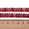 Crackle Transparent Glass Beads Strands GLAA-N074-02A-08-4