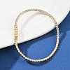 925 Sterling Silver Micro Pave Cubic Zirconia Tennis Bracelets for Women BJEW-C117-01A-G02-2
