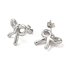 304 Stainless Steel Earrings EJEW-E302-01P-2