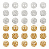  30Pcs 6 Style Brass Beads KK-TA0001-24-12