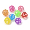 Transparent Acrylic Beads X-OACR-D309-03-1