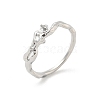 Brass Finger Ring Settings LS-KK-G518-05P-1