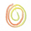 Transparent Gradient Color Glass Beads Strands LS-GLAA-H021-01B-09-4