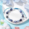 Gemstone Braided Bead Bracelets for Women Girl BJEW-JB11141-02-2