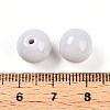 Opaque Solid Color Glass Beads GLAA-N007-10mm-A08-3