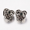 Tibetan Style Alloy Rhinestone European Beads PALLOY-F200-06-2