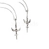 Alloy Dangle Earrings for Women WG824B9-01-4