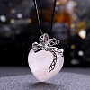 Natural Rose Quartz Pendants PW-WG93949-04-1