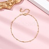 Brass Satellite Chains  Bracelets for Women BJEW-G735-19G-1