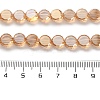 Electroplate Glass Beads Strands EGLA-C010-01A-PL02-4