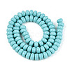 Opaque Spray Painted Glass Beads X-GLAA-ZX008-8mm-18R-2