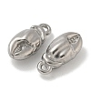 Anti-Tarnish 304 Stainless Steel Pendants STAS-Q334-18P-2