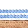 Transparent Glass Imitation Cat Eye Beads Strands GLAA-Q110-01C-05-4