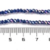 Baking Electroplate Glass Beads Strands DGLA-A039-J4mm-B04-4