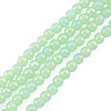 Electroplate Glass Beads Strands EGLA-N002-47-3
