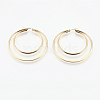 201 Stainless Steel Hoop Earrings EJEW-I213-B-01G-2