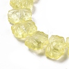 Transparent Glass Beads Strands GLAA-F114-01D-3