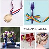 Flat Striped Grosgrain Polyester Ribbons EC-WH0003-13-B06-7