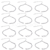 12Pcs 2 Styles 304 Stainless Steel Chain Bracelet Making AJEW-BM00003-1