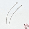 925 Sterling Silver Ball Head Pins STER-F018-03J-1