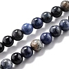 Natural Dumortierite Quartz Beads Strands G-L574-07A-1