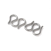 304 Stainless Steel S-Hook Clasps STAS-Z124-04C-P-2