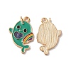 Alloy Enamel Pendants ENAM-Q448-09LG-02-1