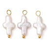 Natural Keshi Pearl Pendants PALLOY-JF02823-1