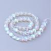 Synthetic Moonstone Beads Strands G-R375-8mm-A13-2