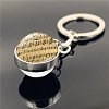 Alloy Pendant Keychain MUSI-PW0001-36G-1