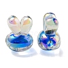 UV Plating Rainbow Iridescent Acrylic Beads X1-PACR-E001-05A-2