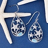 Alloy Dangle Earrings PW-WG01399-01-2