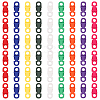 CHGCRAFT 54Pcs 9 Colors Plastic Side Release Buckles KY-CA0001-51-1