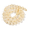 Natural Dyed White Jade Beads Strands G-H057-A20-02-3