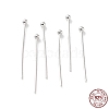 Anti-Tarnish Rhodium Plated 925 Sterling Silver Ball Head Pins STER-M117-05C-P-1