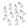 201 Stainless Steel Charms STAS-R108-02-2