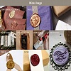 DIY Wood Wax Seal Stamp AJEW-WH0131-227-6