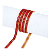 1M Brass Rhinestone Cup Chains CHC-PH0001-27B-7