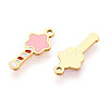 304 Stainless Steel Enamel Charms STAS-T065-55G-01-2