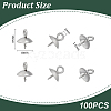 304 Stainless Steel Peg Bails Pendants STAS-UN0002-26P-3