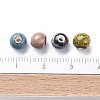 Fancy Aantiqued Glazed Porcelain Beads PORC-R401-M-5