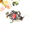 Alloy Rhinestone Claw Hair Clips PW-WG1CC66-05-1