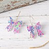 Bowknot Acrylic Hoop Earrings FS-WGD1738-01-3