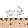Brass Pave Cubic Zirconia Charms CU-CBA6A75-04P-02-3