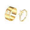 2Pcs Alloy Finger Rings Sets WG95AE9-01-2