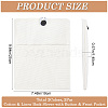 2Pcs 2 Colors Cotton & Linen Book Sleeve with Button & Front Pocket ABAG-CP0001-12-2