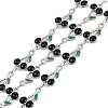 304 Stainless Steel Enamel Cherry Link Chains CHS-M007-01P-02-1